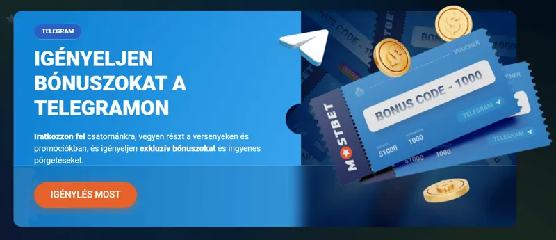 Vegyél részt a MostBet Telegram csatorna eseményein és szerezz jutalmakat