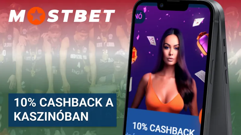 10% cashback a Mostbet kaszinóban veszteségek után