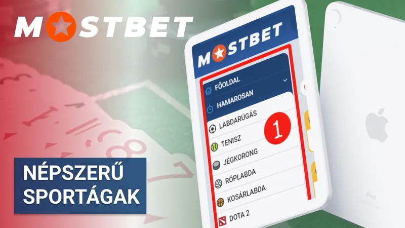 Népszerű sportágak a Mostbet sportfogadásokban